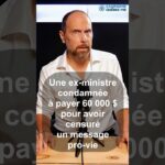 Une ex-ministre condamnée à payer 60 000 $ pour avoir censuré un message pro-vie