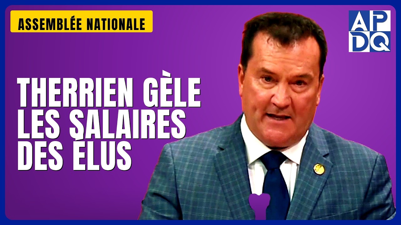 đïž Alain Therrien assermentĂ© prĂ©sident du Conseil du TrĂ©sor : gel des salaires des Ă©lus promis đïž Alain Therrien assermentĂ© prĂ©sident du Conseil du TrĂ©sor : gel des salaires des Ă©lus promis
