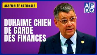 🐕 Duhaime promet d’être le «chien de garde» des finances publiques 🐕 Duhaime promet d’être le «chien de garde» des finances publiques