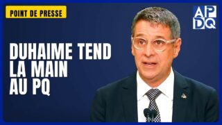 🤝 Duhaime tend la main au PQ : collaboration ou gains conservateurs ?