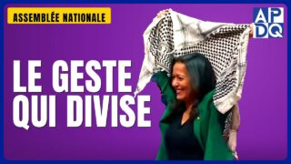 Le geste de Ruba Ghazal qui divise le Québec