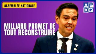 🔵 Le PLQ prête serment : Milliard promet de rassembler, réparer et bâtir