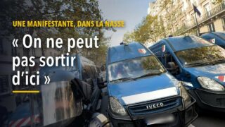 Manifestation du 17 octobre : Nexus était sur la place de la République