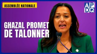 🟠 QS assermenté : Ghazal promet de défendre le modèle québécois