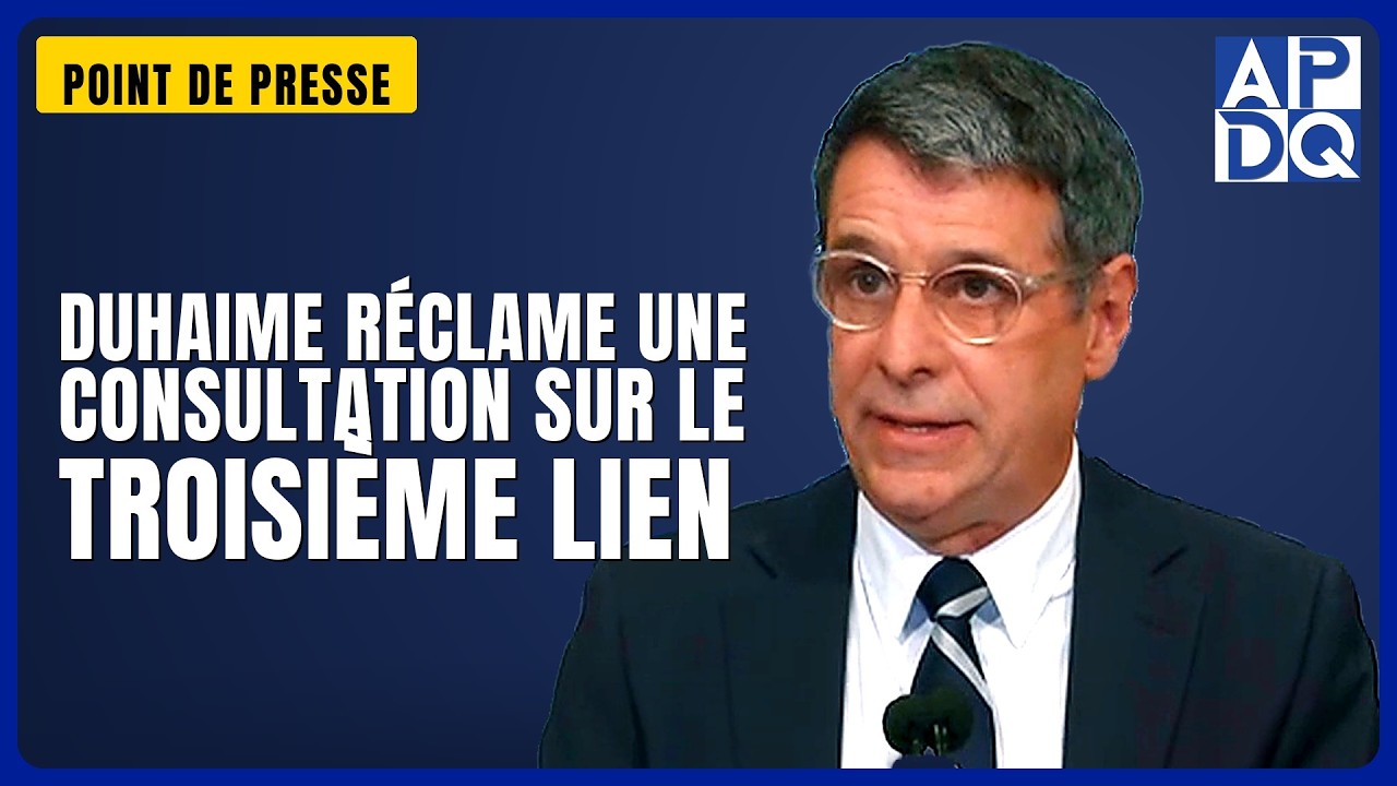 🚧 Troisième lien : Duhaime craint la perte de 50 M$ de données avant même l&rsquo;assermentation
