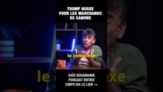 Trump bosse pour les marchands de canons – Saïd Bouamama Trump bosse pour les marchands de canons – Saïd Bouamama