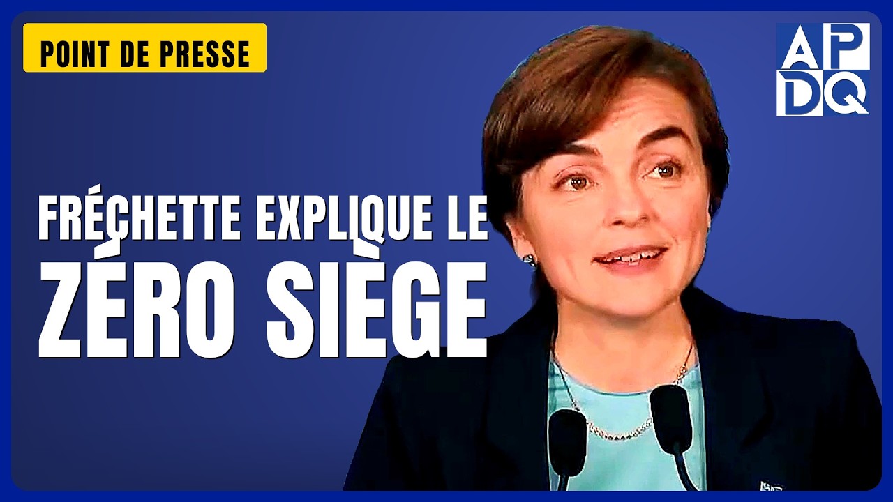 🗳️ Zéro élu : Fréchette explique l&rsquo;effondrement de la CAQ et ses espoirs de survie